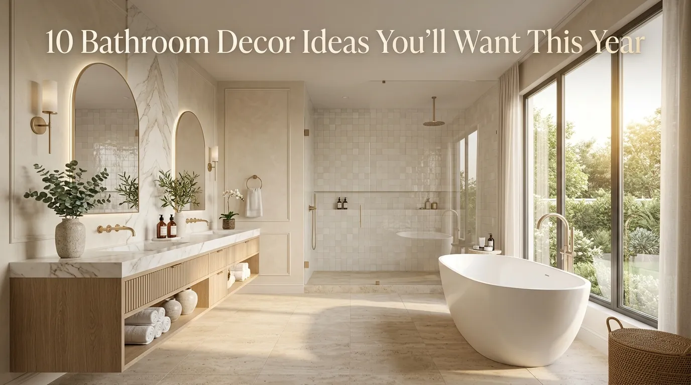 10 Bathroom Decor Ideas You'll Want This Year