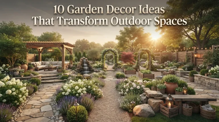 10 Garden Decor Ideas That Transform Outdoor Spaces