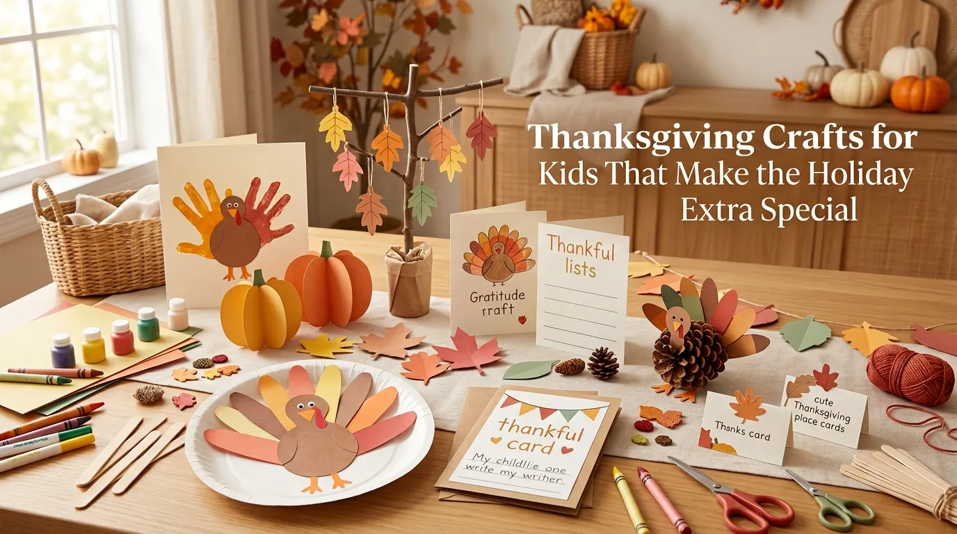 10 Thanksgiving Crafts for Kids That Make the Holiday Extra Special