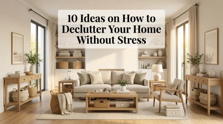10 Ideas on How to Declutter Your Home Without Stress
