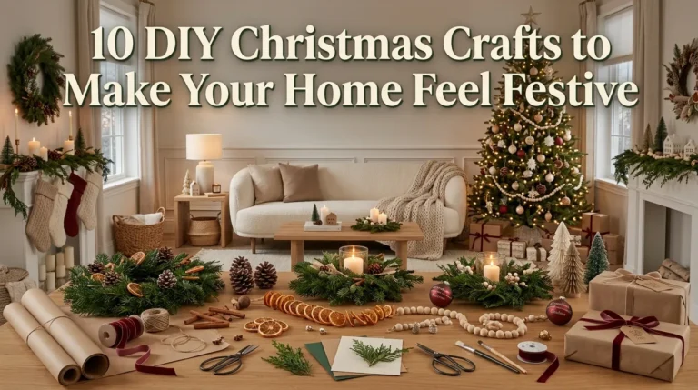 10 DIY Christmas Crafts to Make Your Home Feel Festive