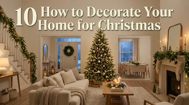 10 How to Decorate Your Home for Christmas