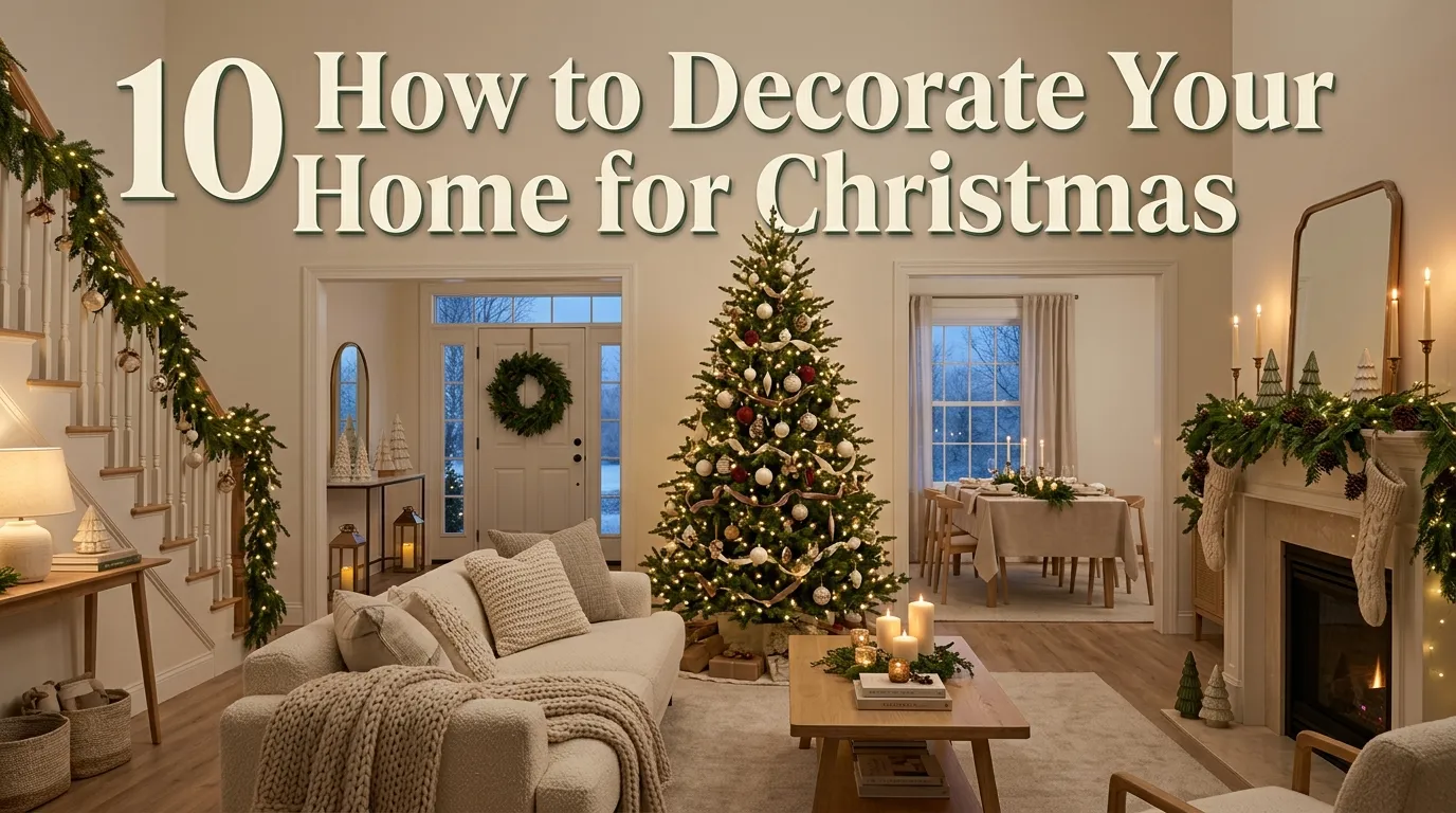 10 How to Decorate Your Home for Christmas