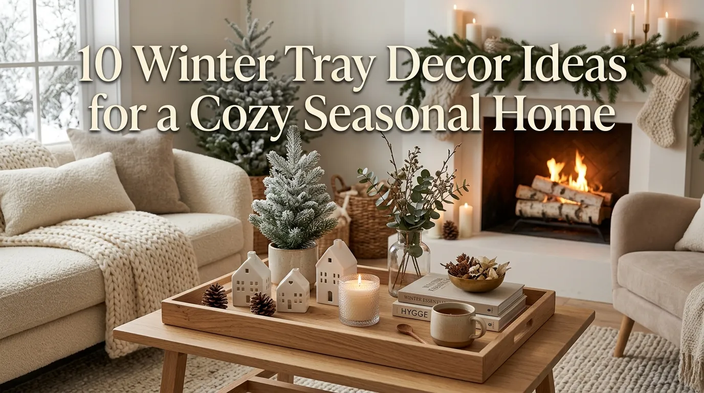 10 Winter Tray Decor Ideas for a Cozy Seasonal Home