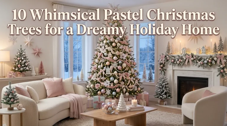 10 Whimsical Pastel Christmas Trees for a Dreamy Holiday Home