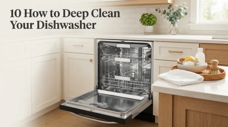 10 How to Deep Clean Your Dishwasher