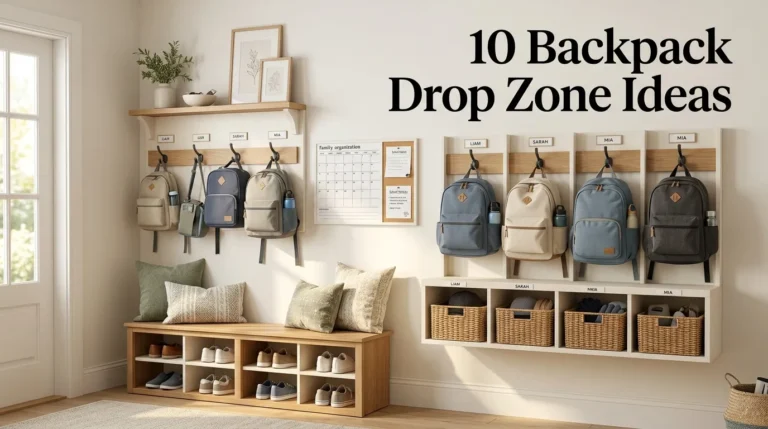 10 Backpack Drop Zone Ideas