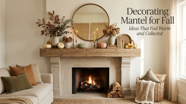 Decorating Mantel for Fall Ideas That Feel Warm and Collected