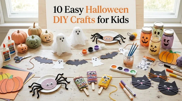 10 Easy Halloween DIY Crafts for Kids