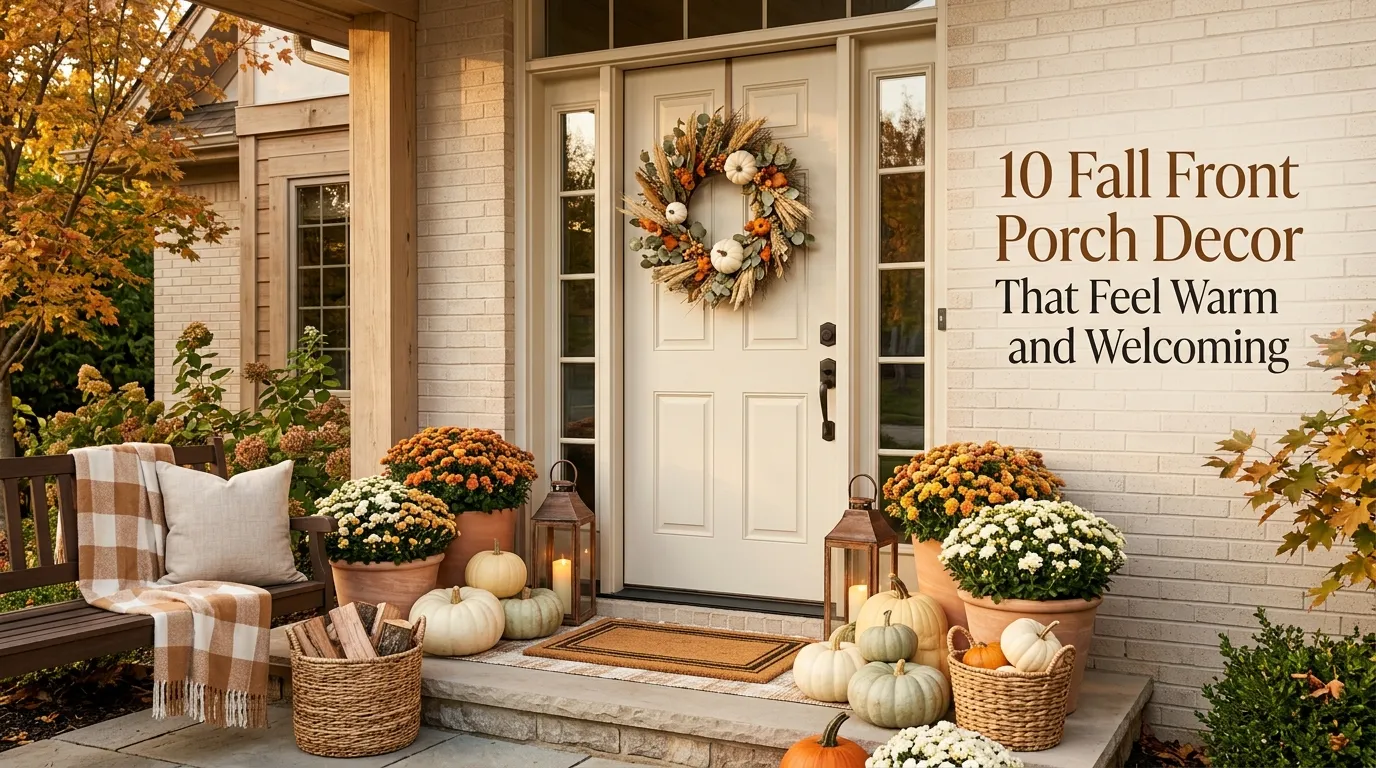 10 Fall Front Porch Decor Ideas That Feel Warm and Welcoming