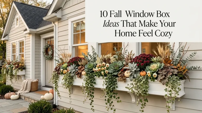 10 Fall Window Box Ideas That Make Your Home Feel Cozy
