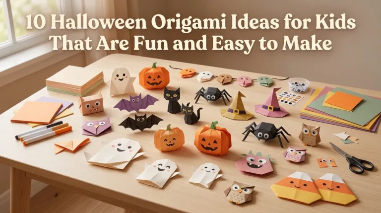 Halloween Origami Ideas for Kids That Are Fun and Easy to Make