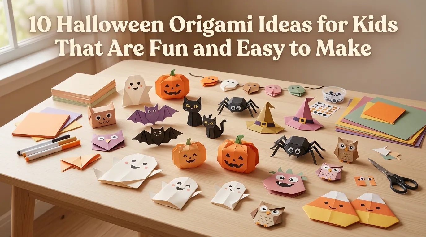 Halloween Origami Ideas for Kids That Are Fun and Easy to Make