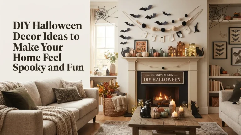 10 DIY Halloween Decor Ideas to Make Your Home Feel Spooky and Fun