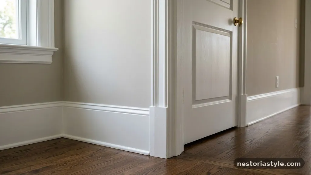 Matching Colors and Finishes - Should Baseboard Trim Be Taller Than Interior Door Casing Trim?