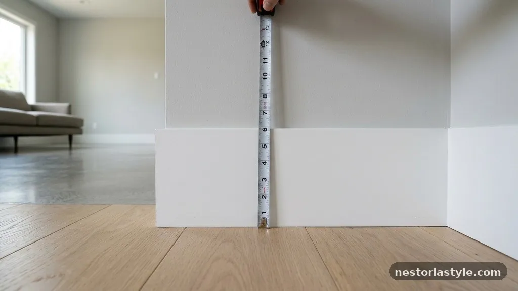 The Role of Modern Minimalist Profiles - The Architectural Rule of Thumb for Baseboard Height (7% Rule)